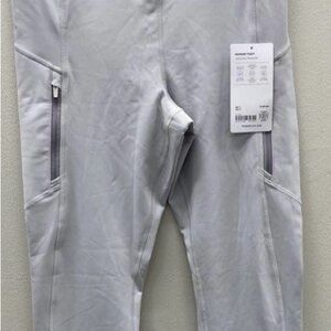 Athleta Light Gray Rainier Leggings